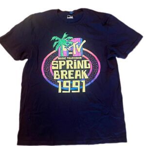 MTV Glidan Men's Spring Break 1991 TShirt SZ L